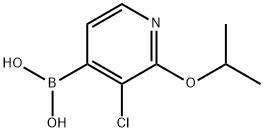 3-Chloro-2-isopropoxypyridine-4-boronic acid Struktur