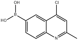 4-Chloro-2-methylquinoline-6-boronic acid Struktur