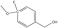 4-fluoro-4-Methoxybenzyl alcohol Struktur