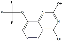 8-(trifluoroMethoxy)quinazoline-2,4-diol Struktur