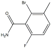 2-broMo-6-fluoro-3-MethylbenzaMide Struktur