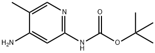 4-AMino-2-(Boc-aMino)-5-Methylpyridine Struktur