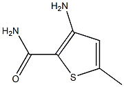 3-aMino-5-Methylthiophene-2-carboxaMide Struktur