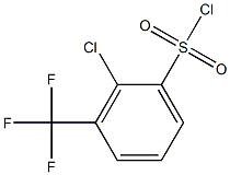 2-chloro-3-(trifluoroMethyl)benzene-1-sulfonyl chloride Struktur