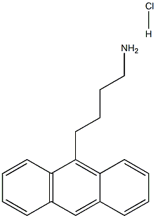 4-(9-Anthracenyl)butyl amine hydrochloride Struktur