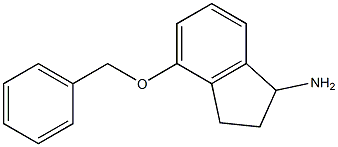 4-(benzyloxy)-2,3-dihydro-1H-inden-1-aMine Struktur