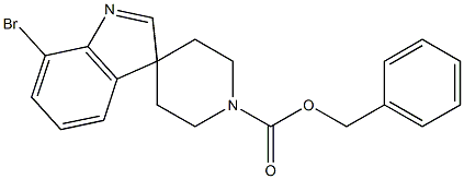 benzyl 7-broMospiro[indole-3,4'-piperidine]-1'-carboxylate Struktur