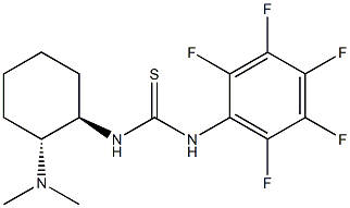 1-((1R,2R)-2-(diMethylaMino)cyclohexyl)-3-(perfluorophenyl)thiourea Struktur