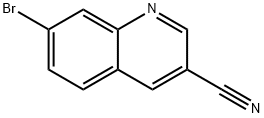 7-BroMo-quinoline-3-carbonitrile Struktur