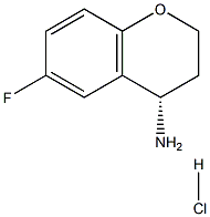 (S)-6-fluoro-3,4-dihydro-2H-chroMen-4-aMine hydrochloride Struktur