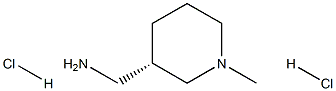 (S)-1-Methyl-3-aMinoMethyl-piperidine dihydrochloride Struktur