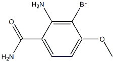 2-aMino-3-broMo-4-MethoxybenzaMide Struktur