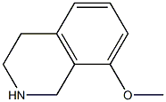 1,2,3,4-tetrahydro-8-Methoxyisoquinoline Struktur