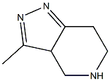 3-Methyl-4,5,6,7-tetrahydro-3aH-pyrazolo[4,3-c]pyridine Struktur