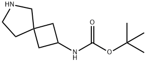 2-(Boc-aMino)-6-aza-spiro[3.4]octane Struktur