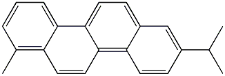 1-Methyl-8-(1-Methylethyl)chrysene Struktur