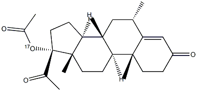 Medroxy Progesterone 17-O Struktur