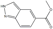 2H-Indazole-5-carboxylic acid Methyl ester Struktur