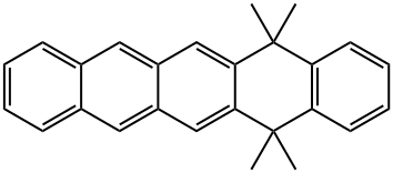 5,5,14,14-tetraMethyl-5,14-dihydropentacene Struktur