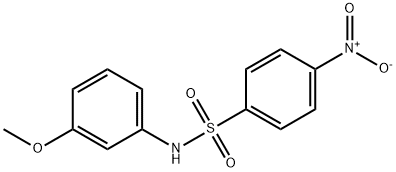 N-(3-Methoxyphenyl)-4-nitrobenzenesulfonaMide, 97% Struktur