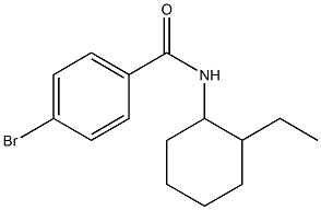 4-BroMo-N-(2-ethylcyclohexyl)benzaMide, 97% Struktur