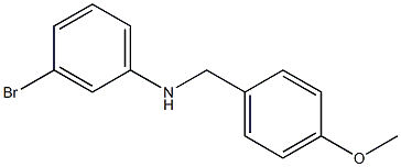 3-BroMo-N-(4-Methoxybenzyl)aniline, 97% Struktur