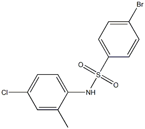 4-BroMo-N-(4-chloro-2-Methylphenyl)benzenesulfonaMide, 97% Struktur