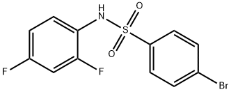 4-BroMo-N-(2,4-difluorophenyl)benzenesulfonaMide, 97% Struktur