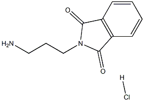 2-(3-AMino-propyl)-isoindole-1,3-dione.HCl Struktur