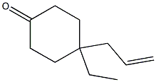 4-allyl-4-ethylcyclohexanone Struktur