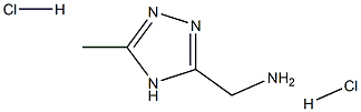 (5-Methyl-4H-1,2,4-triazol-3-yl)MethanaMine dihydrochloride Struktur