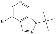 4-BroMo-1-tert-butyl-1H-pyrazolo[3,4-c]pyridine Struktur