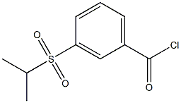 3-(isopropylsulfonyl)benzoyl chloride Struktur