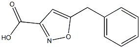 5-benzylisoxazole-3-carboxylic acid Struktur