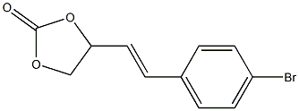 4-(4-broMostyryl)-1,3-dioxolan-2-one Struktur