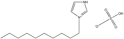 N-DecyliMidazoliuM hydrogen sulfate Struktur