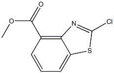 2-Chloro-benzothiazole-4-carboxylic acid Methyl ester Struktur