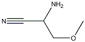 2-AMINO-3-METHOXYPROPANENITRILE Struktur