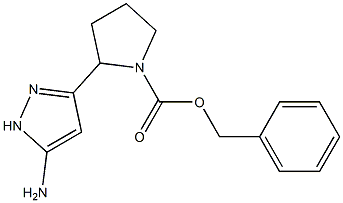 Benzyl 2-(5-aMino-1H-pyrazol-3-yl)pyrrolidine-1-carboxylate Struktur