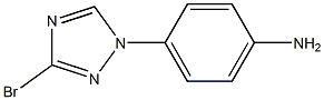 1-(4-AMINO-PHENYL)-3-BROMO-1,2,4-TRIAZOLE Struktur