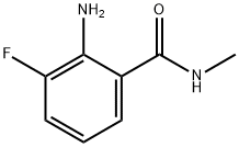 2-AMINO-3-FLUORO-N-METHYL-BENZAMIDE Struktur