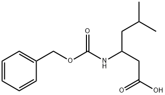 3-CBZ-AMINO-5-METHYL-HEXANOIC ACID Struktur