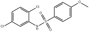 N-(2,5-dichlorophenyl)-4-methoxybenzenesulfonamide Struktur