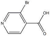 3-broMo-4-pyridine carboxlic acid Struktur