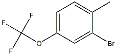 2-Bromo-1-methyl-4-(trifluoromethoxy)benzene Struktur