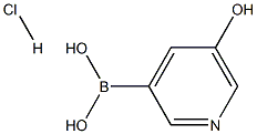 5-Hydroxypyridine-3-boronic acid, HCl Struktur