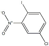 2-Iodo-5-chloronitrobenzene Struktur