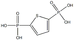 2,5-Bis(phosphono)thiophene Struktur