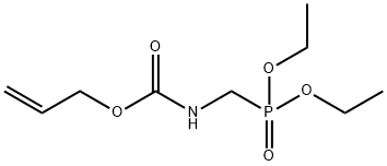 Diethyl (N-allyloxycarbonyl-aminomethyl)phosphonate Struktur