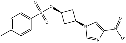 (1s,3s)-3-(4-nitro-1H-iMidazol-1-yl)cyclobutyl 4-Methylbenzenesulfonate Struktur